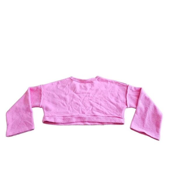 Summer haus womens Sz Small pink crop sweater - Picture 2 of 7